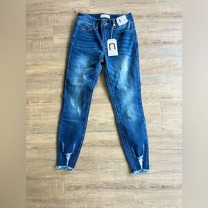 Classic Blue Skinny Jeans for Women Small